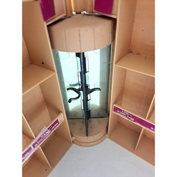 Vintage Kenner Glamour Gals Showplace Case W 1 Doll 1980s Mini Dolls Retro - Picture 10 of 13